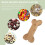 Wood Bone Shaped Party Food Platter for Kitchen Use 4