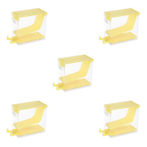 5Pcs Airtight Press Cotton Roll Dispenser Plastic Storage Box 2
