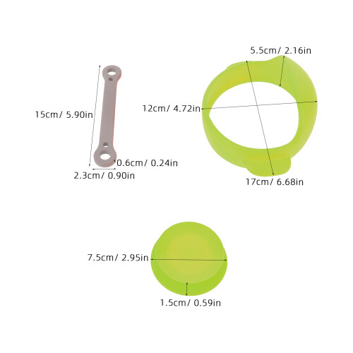 1Set Silicone Adaptive Bowl Handle Multipurpose Grip Aid for Home Use 1