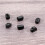 6 stuks Gitaar String Retainer Gitaar String Ties Bridge-Zwart 6
