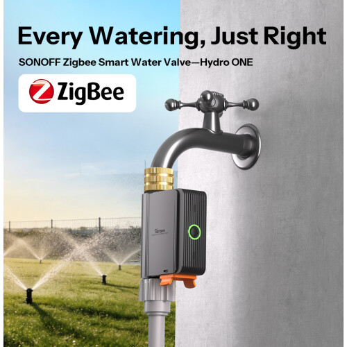 SONOFF SWV-ZFE Zigbee Smart Water Valve Flow Meter 1