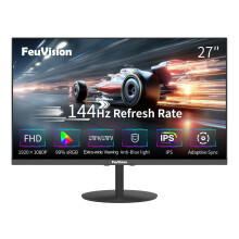 FeuVision 27 Inch Gaming Monitor 144Hz, FHD 1080p Computer Monitor, IPS