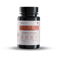 High Strength Type I and III Peptide 1000 mg Collagen with Vitamin C & Hyaluronic Acid | 180 Capsules - 2 Months Supply | Non-GMO | Gluten & Lactose-F