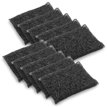Pisces 10 x Aquarium Active Bio-Carbon Filter Media 500g Box