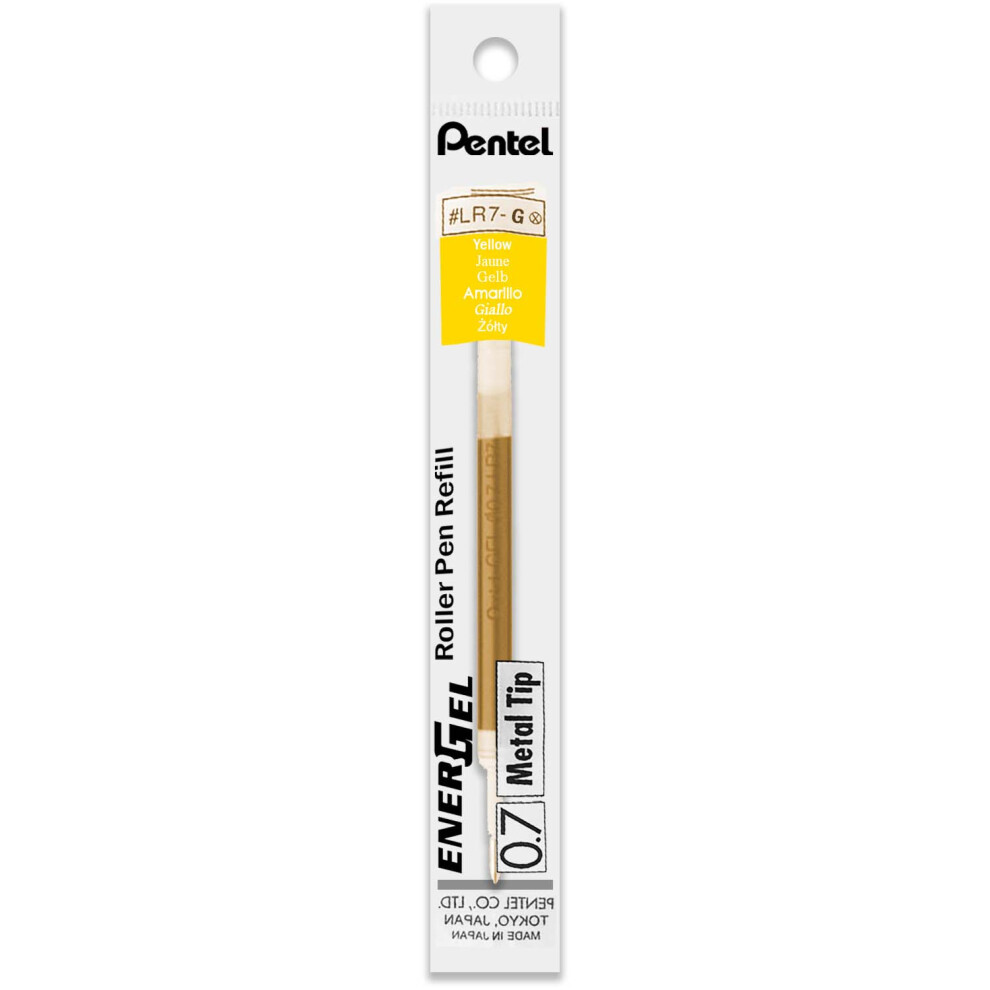 Pentel Lr7 Energel Refill For Energel Yellow