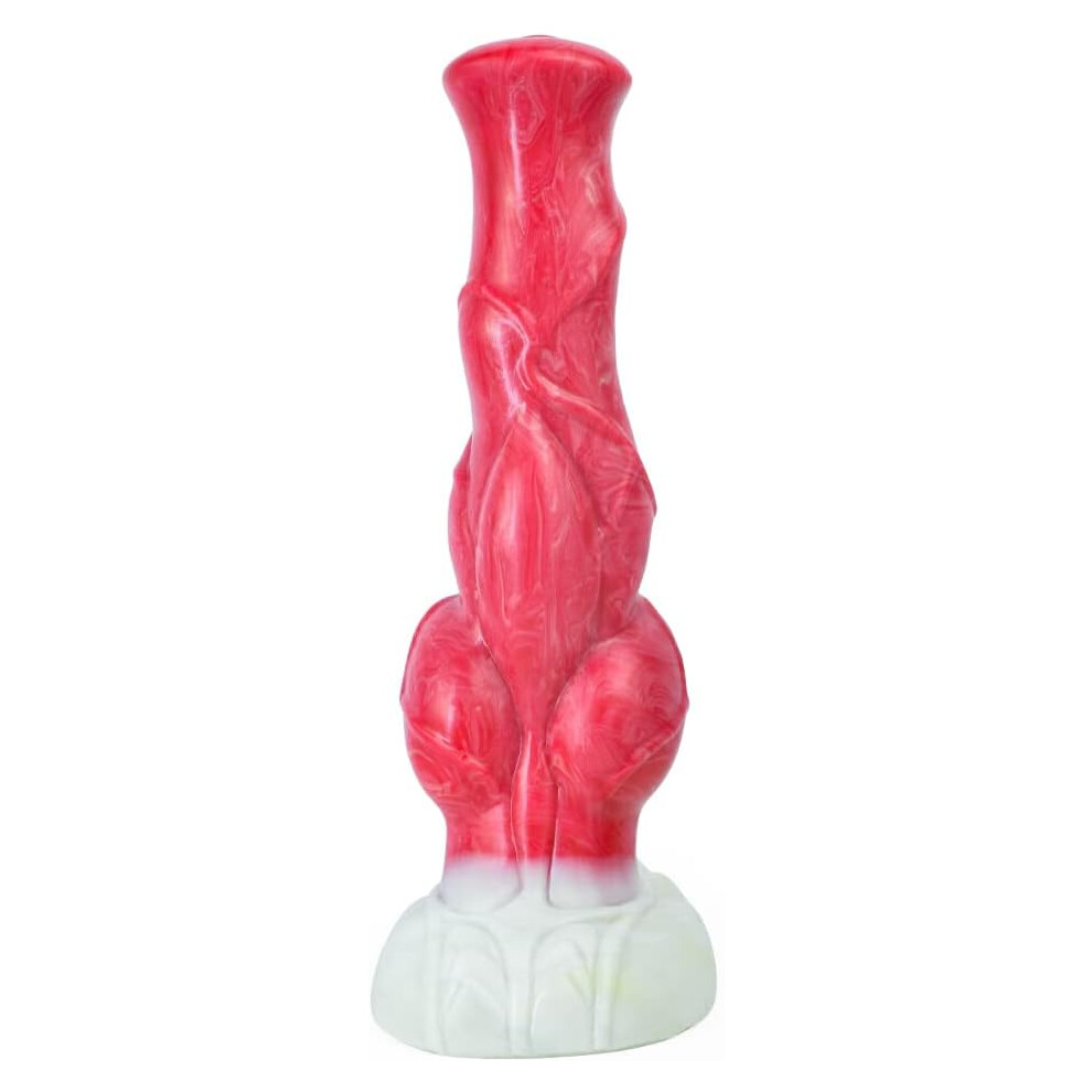 Behorny Liquid Silicone Fantasy Dildo With Suction Cup & Strap On Harness Included
