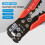 Professional Electrician Wire Pliers Cable Wire Stripper Cutter Crimper Automatic Crimping Stripping Tool 1