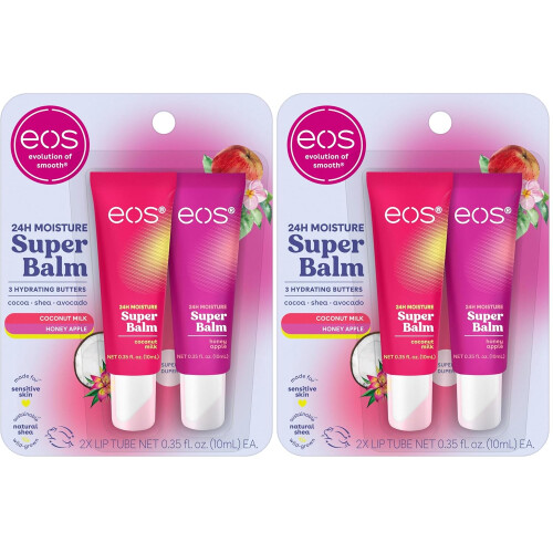 eos 24H Moisture Super Balm -0.35 fl oz,2-Pack