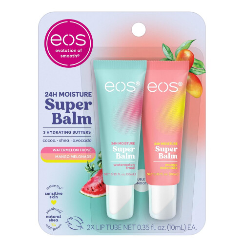 eos 24H Moisture Super Balm-0.35 fl oz, 2-Pack