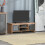 Homcom Mueble de TV Marrón 109 x 35 x 38 cm 3
