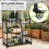 Metal Garage Tool Organization on Wheels 6