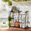 Metal Garage Tool Organization on Wheels 8