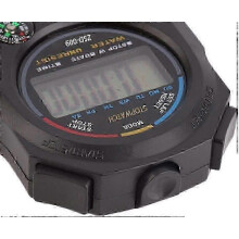 Multifunksjonell elektronisk digital sportsstoppeklokke, stor skjerm med dato, klokkeslett og alarm Edition 529