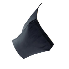 Oreiller de soutien de la tête et du cou en velours pour la-Noir