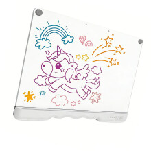 Creative Art Pad For Toddlers Showcasing Dynamic LED-White