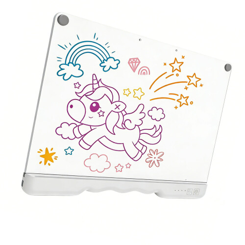 Creative Art Pad For Toddlers Showcasing Dynamic LED-White