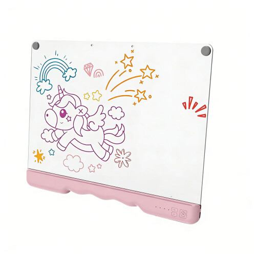 Interactive Lighted Art Pad For Creative Play Offering-Pink
