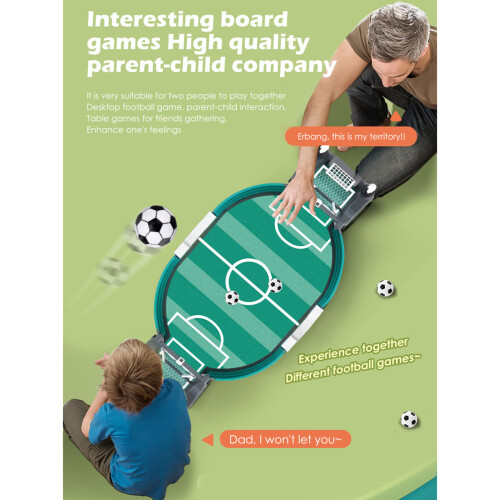 Portable Desktop Soccer Battle Toy ABS Material Compact Design 1
