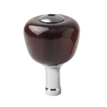 (Small leaf rosewood) Fishing Reel Handle Arm Reel Knob Part Reel Replacements Fishing Reel Modification Handle Knobs Reel Handle Power Knob