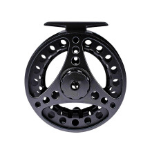 (Black) Light Weight Fly Reel Tackle For Trout Fishing Size 3/4 5/6 7/8 Aluminum Alloys Fly Fishing Reel, All Metal Fishing Reel  Silver