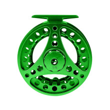 (green) Light Weight Fly Reel Tackle For Trout Fishing Size 3/4 5/6 7/8 Aluminum Alloys Fly Fishing Reel, All Metal Fishing Reel  Silver