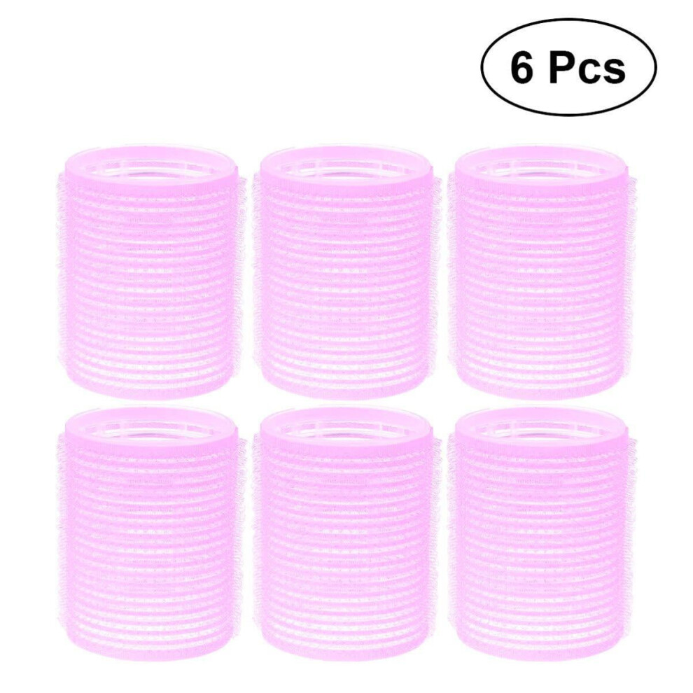 Self-Grip Hair Rollers 2.5 inch 6 Pack
