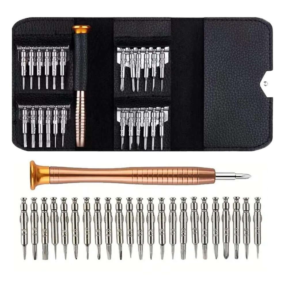 25-In-1 Mini Precision Screwdriver Set With Wallet Case 9104899421173