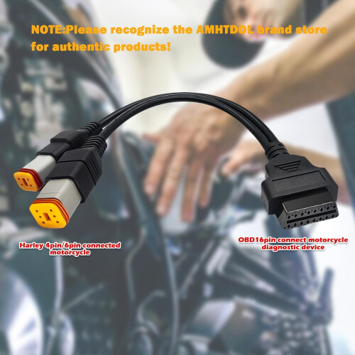 OBD2 adapterkábel Harley Davidsonhoz, 4 és 6 tűs 2