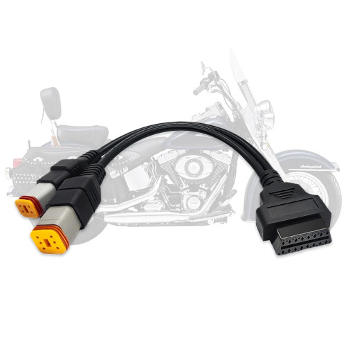 OBD2 adapterkábel Harley Davidsonhoz, 4 és 6 tűs