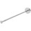 Väggmonterad klädstång i metall, 25 cm, silver 1