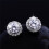 Ohrringe – Damen – Silber – Zirkonia – Rund – Stecker 1