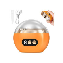 Elektrische nagelknipper, 3-in-1 automatisch, 3 snelheden, draagbaar, met LED-verlichting, voor kinderen, volwassenen en senioren.