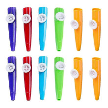 12pcs Lovely Percussion Toys Kazoo Playthings Kid Kazoo Playthings (Random Color)