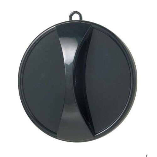 Comair zwarte handspiegel 29 cm