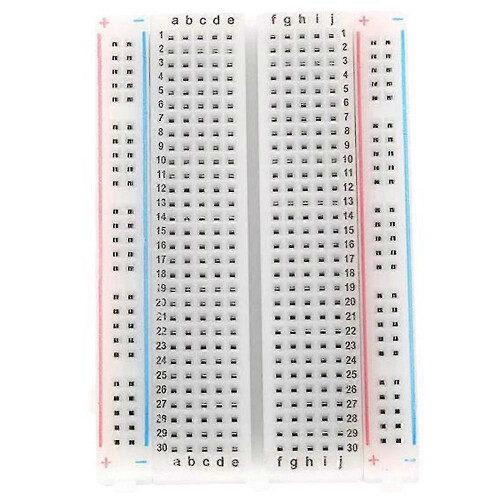 10 Pcs Pcb Test Mini Breadboard Breadboard 400 Contacts 8.5 X 5.5 Cm