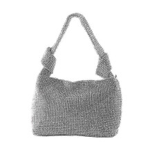 Shiny Rhinestone Women Tote Handbag Shoulder Bag Fashion Handle Satchel Purse Messenger Bag Casual D
