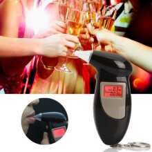 Digitaler LCD-Alkoholtester, schwarz