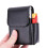 Cigarette Case With Pu Leather, Flip Lighter Bag, Business Card Caseblack 1
