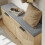 SoBuy Light Oak Shoe Bench with 2 Doors 7