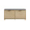 SoBuy Light Oak Shoe Bench with 2 Doors 16