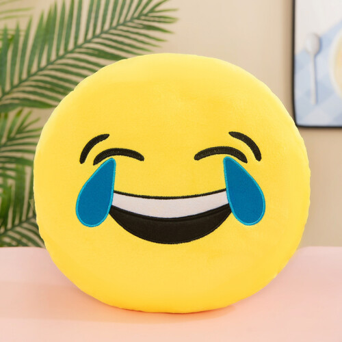 Emoji Pillow, Large 40cm, Laughing with Tears
