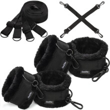 Premium bedboeien voor volwassenen, extra pluche en exclusieve karabiners, bedboeien voor volwassenen en BDSM-set, sekszweep voor