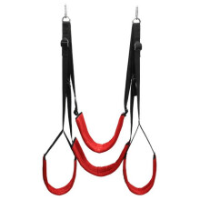 BDSM-seksschommel voor volwassenen, bondage, slaaf, zachte partner, slaapkamerseksslings met verstelbare riemen, deurboeien, dwang