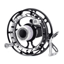 (black right hand) Fly Fishing Reels Fish Line Wheel with Drain Force Driving Cart Reels Wheel Ice Fishing Reels for Saltwater Freshwater