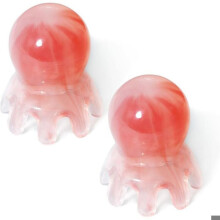 Set van 2 "Octopus" hoofdmassageapparaten — Antistress acupressuurtool, hoofdmassagekam — Roze