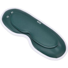 Verwarmd oogmasker, elektrische oogmassager, 3 verwarmingsstanden en 7 massagestanden (groen)