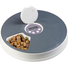 Programmeerbare voerdispenser voor honden en katten - FABRIEKSPRODUCT - Wit - Voor binnen - Werkt op batterijen