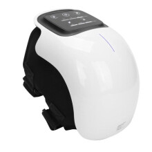 Elektrische kniemassager, verlicht pijn door middel van vibratie, warmtecompressie en rood licht. Op voorraad.