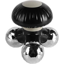 FEBEST Mini Draagbare Elektrische Massager - Diepe Weefsel Vibratie - Werkt op USB of 3 AAA-batterijen - 10x6x8 cm