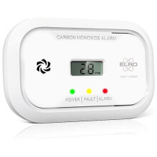 Koolmonoxidemelder - ELRO - FC5010 - Display - 85 dB alarm - Batterij met 10 jaar garantie